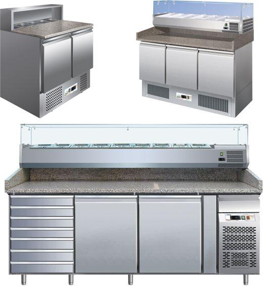 Chladicí stoly pro pizzerie