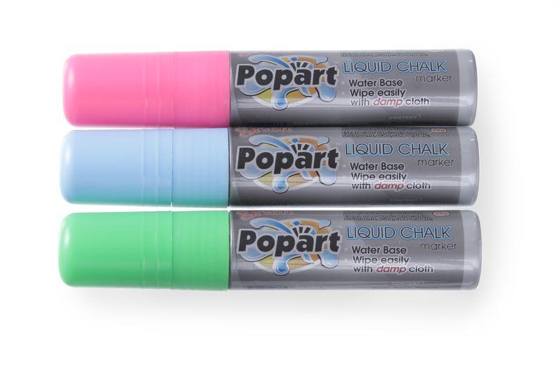 Popisovače na tabuli rovný hrot