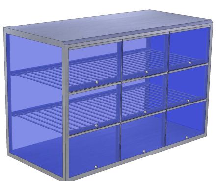 Neutrální vitrína samoobslužná NV-2