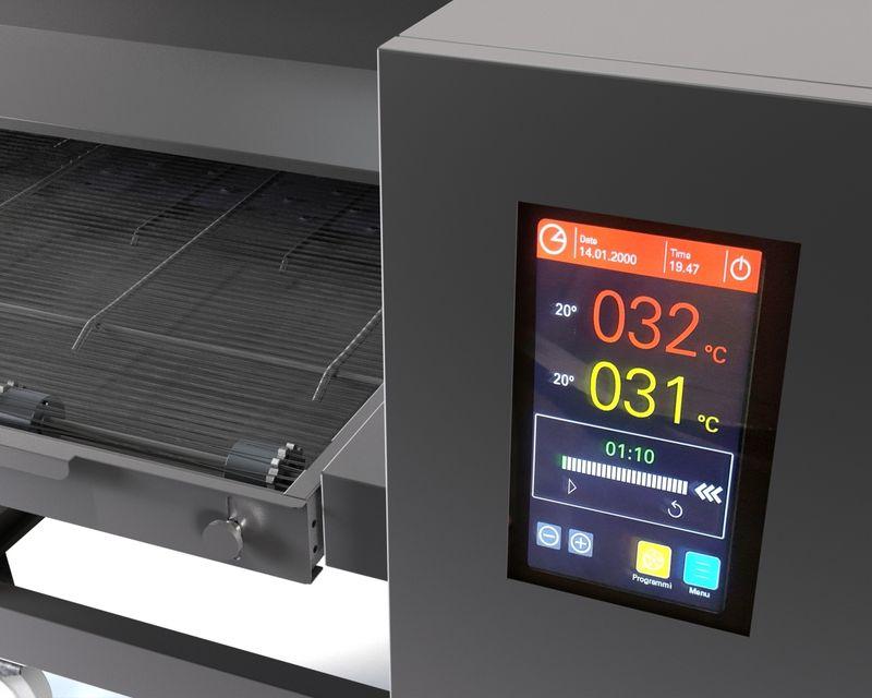 Pec na pizzu průběžná TNV-65 E