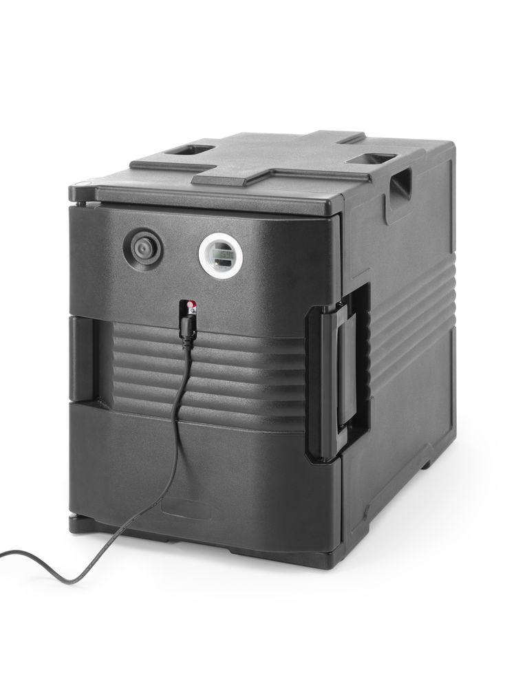 Termoizolační kontejner s funkcí vyhřívání – catering, AmerBox, GN 1/1, 477x680x(H)620mm AmerBox 707692
