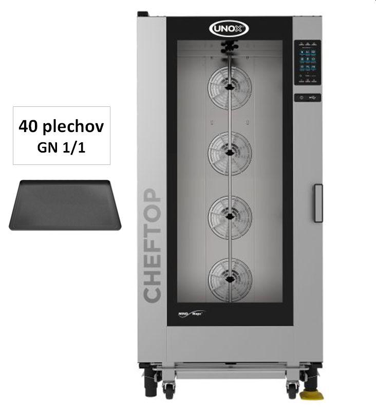 Elektrický parní konvektomat UNOX ChefTop MindMaps Plus  XEVL-2021-YPRS