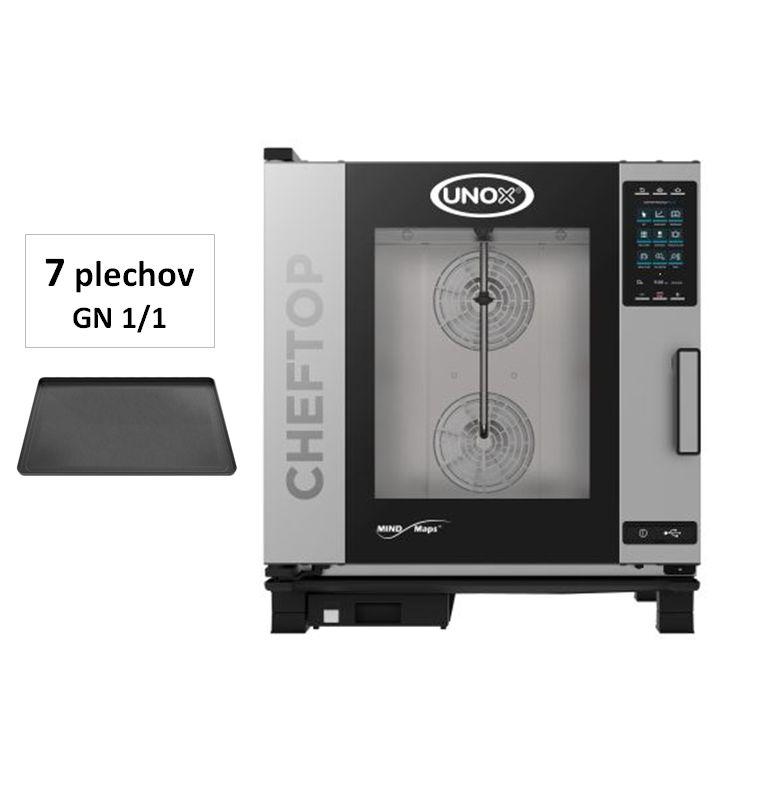 Elektrický parní konvektomat UNOX ChefTop MindMaps Plus XEVC-0711-EPRM