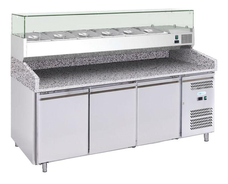Chladicí pizza stůl G-PZ3600TN-FC+VRX2000-330
