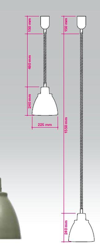 Stropní ohřívací lampa NC 25 R