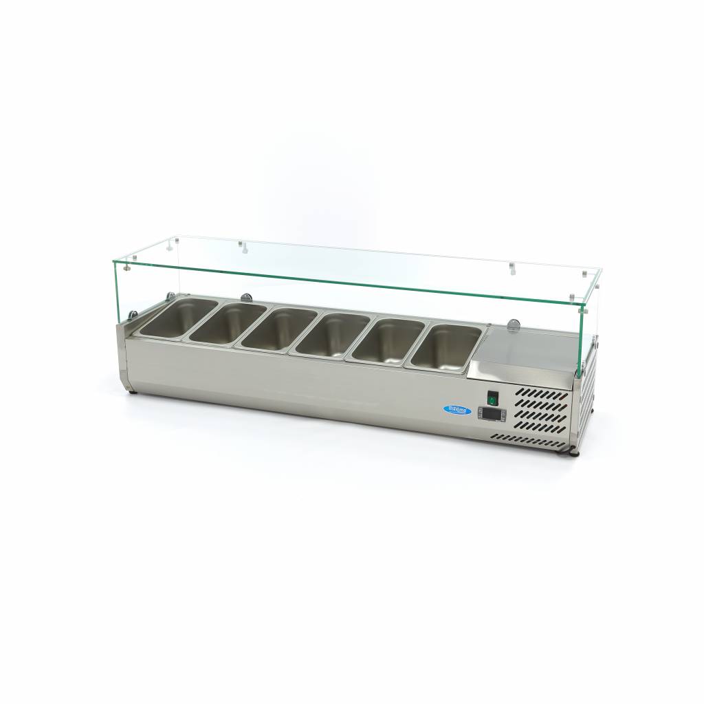 Přípravná chladnička 140 cm - vhodná pro 6 x 1/3 GN