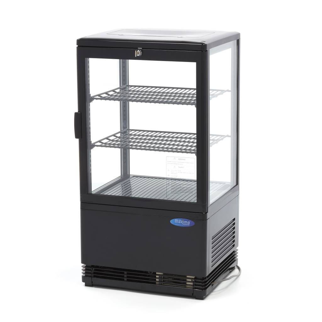 Lednice s vitrínou 43 cm - 58 l