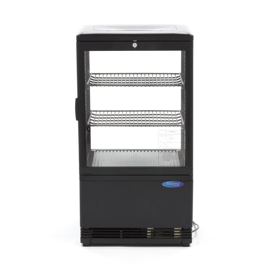 Lednice s vitrínou 43 cm - 58 l
