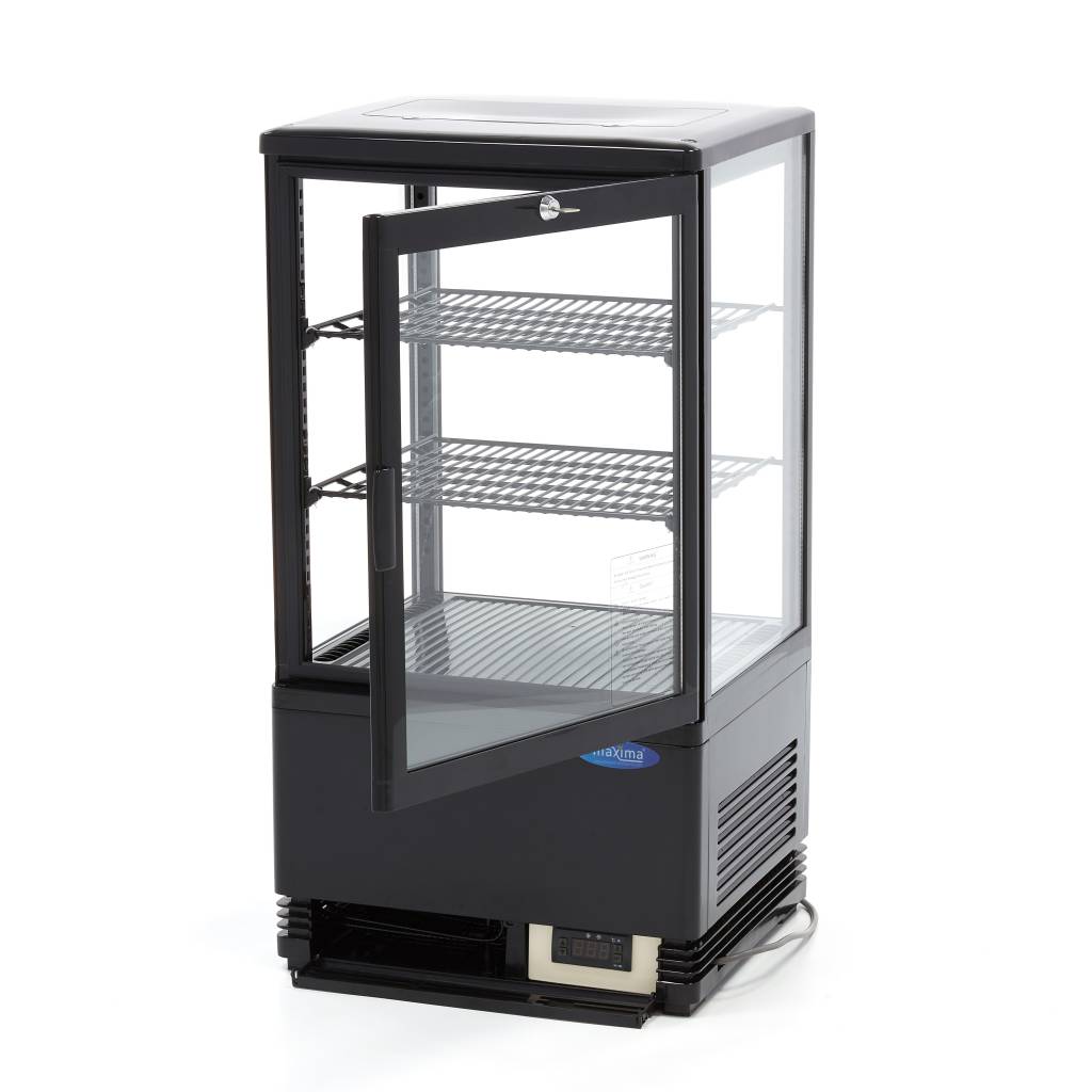 Lednice s vitrínou 43 cm - 58 l