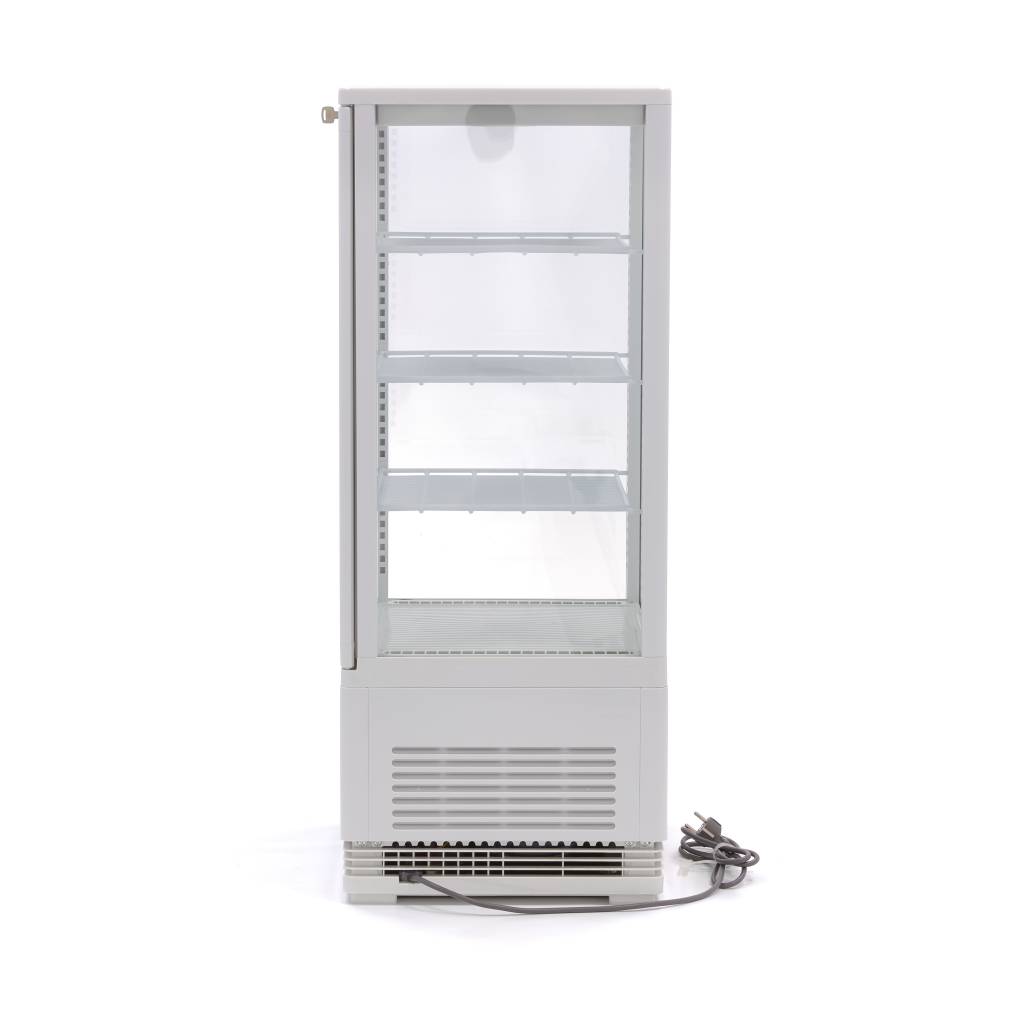 Chladnička s vitrínou 43 cm - 78 l - bílá