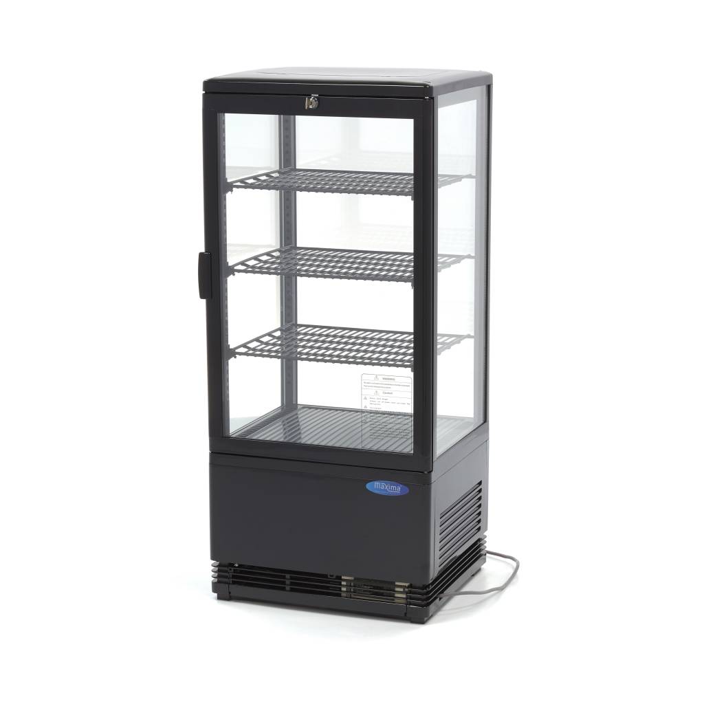 Chladnička s vitrínou 43 cm - 78 l