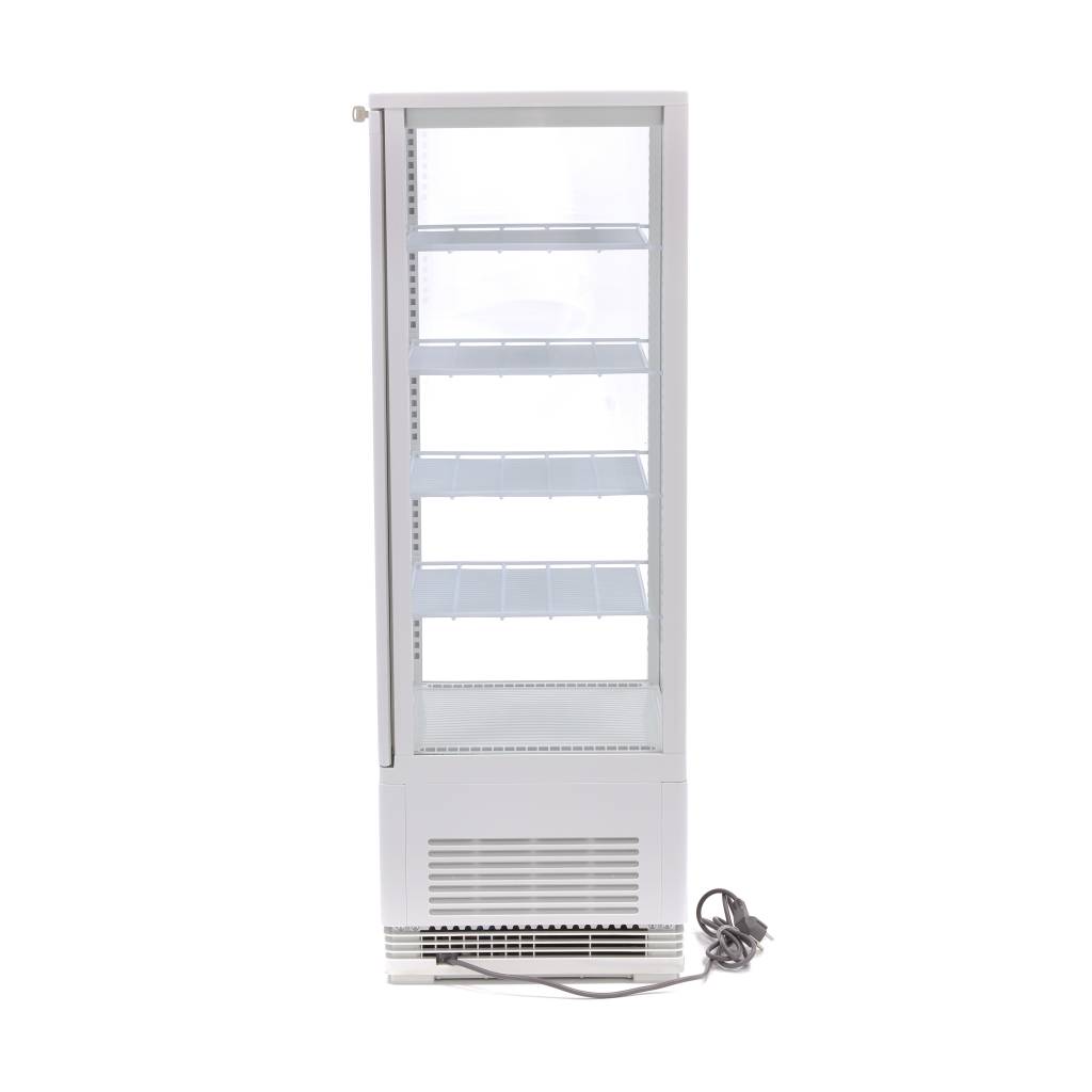 Chladnička s vitrínou 43 cm - 98 l - bílá