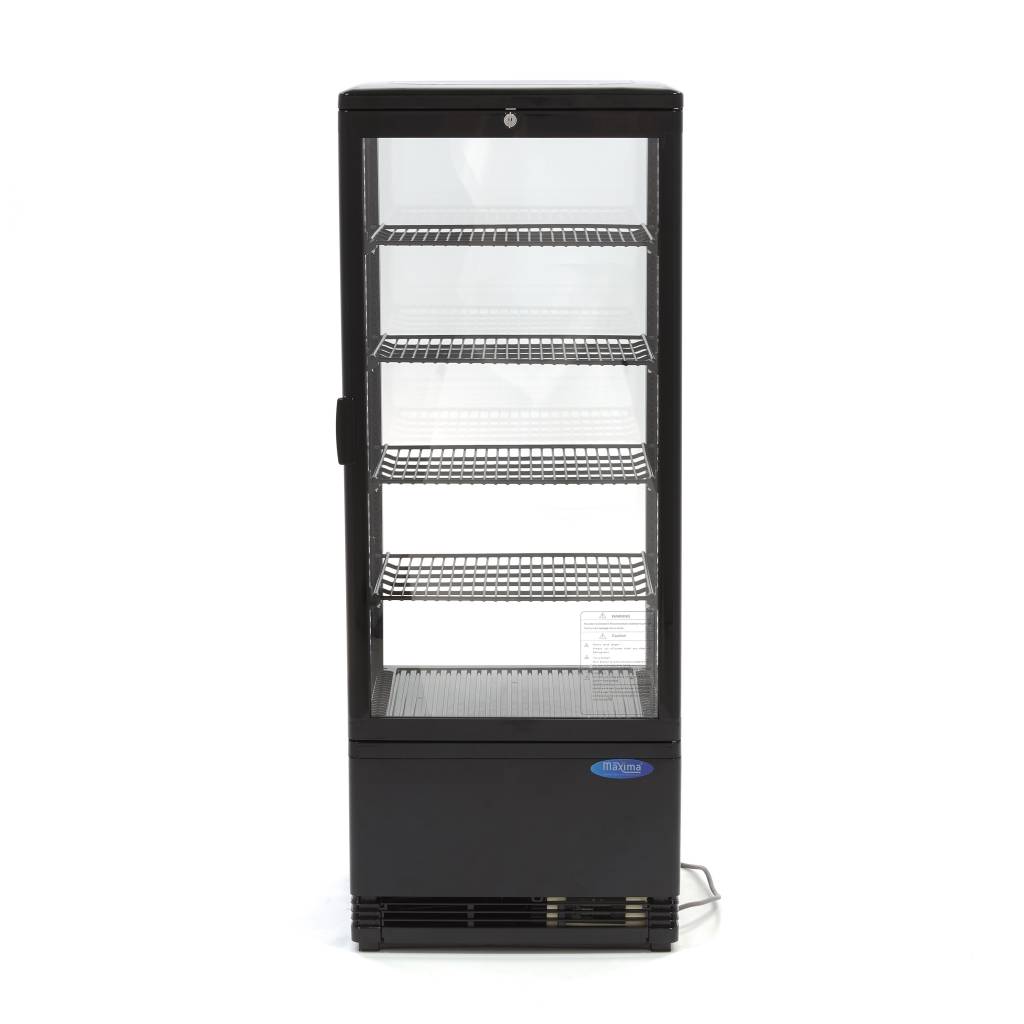 Chladicí skříň s vitrínou 43 cm - 98 l