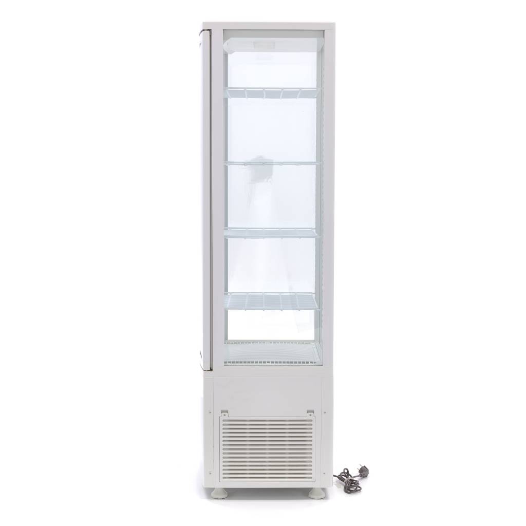 Chladnička s vitrínou 52 cm - 235 l - bílá