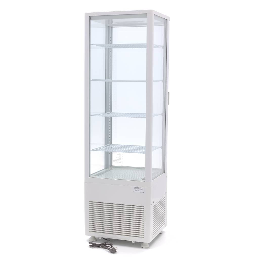 Chladnička s vitrínou 52 cm - 235 l - bílá