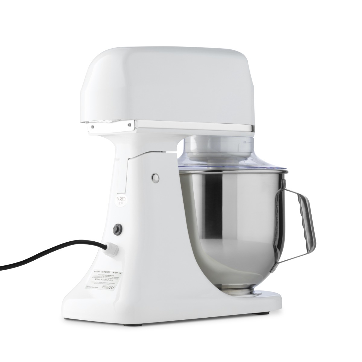Planetární mixér - 7 l - do 2 kg těsta - bílý