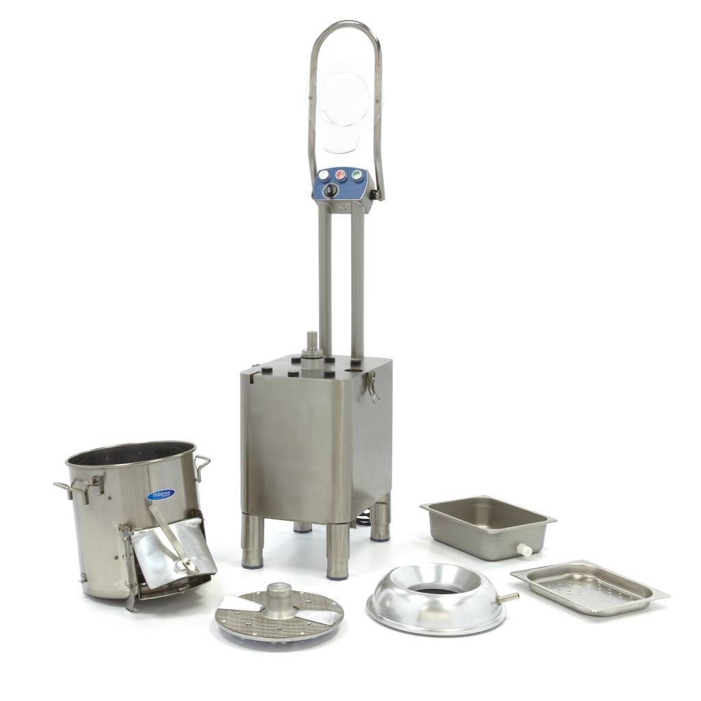 Stroj na loupání brambor 15 kg - 300 kg/h - vestavěný časovač