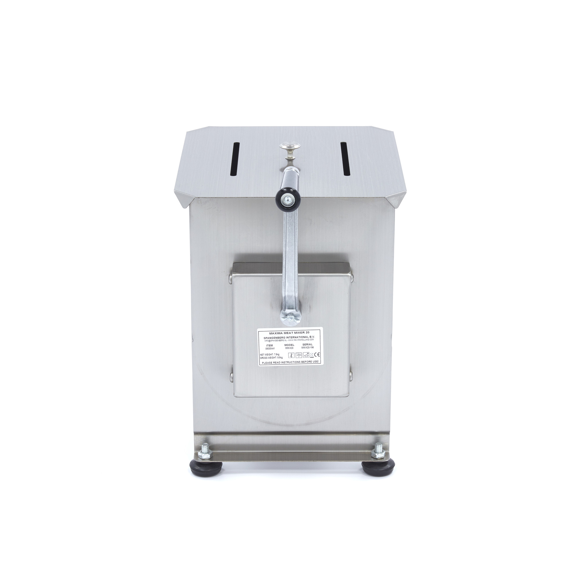Mixér na maso 20 l - manuální - 15 kg masa