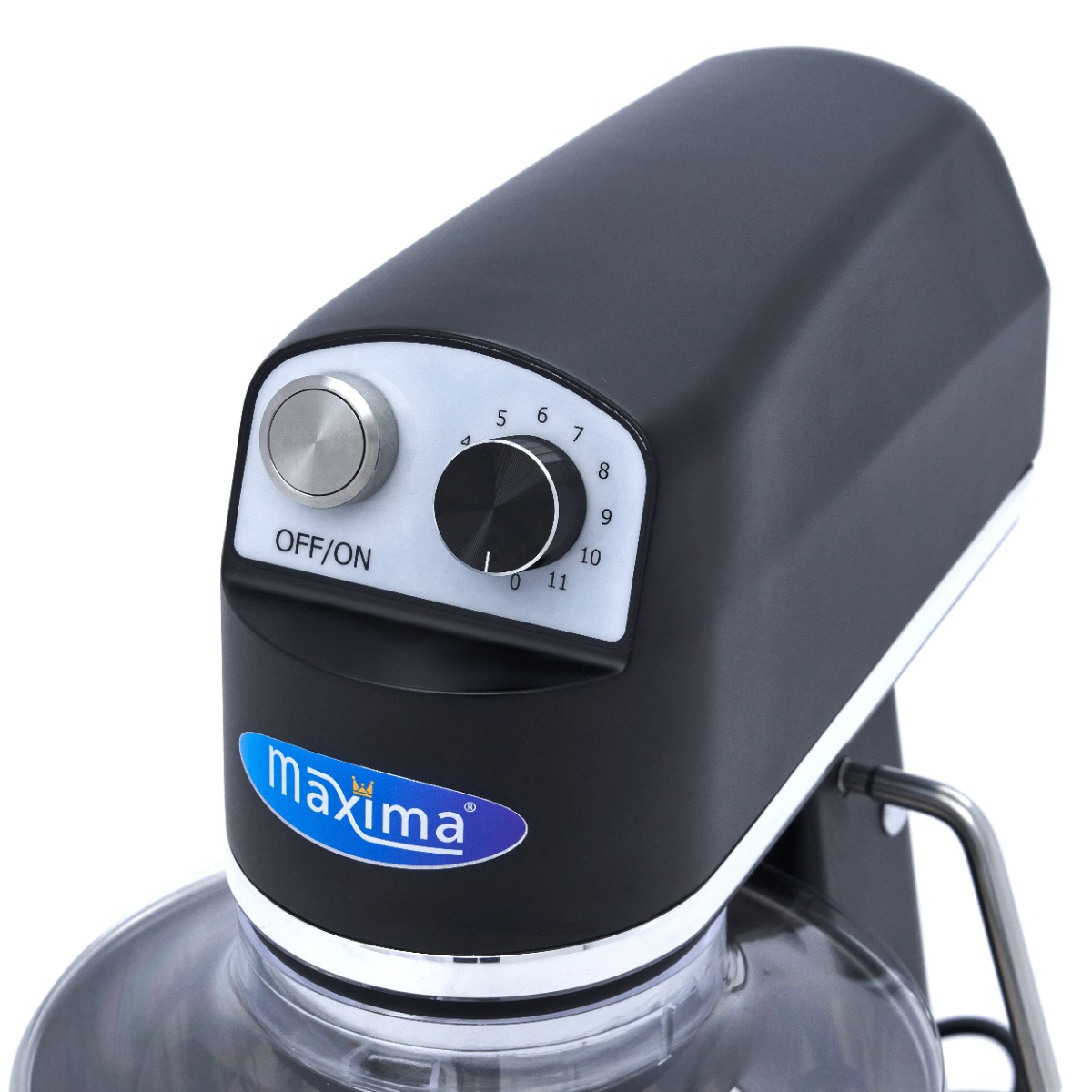 Planetární mixér - 7 l - do 2 kg těsta - černá matná