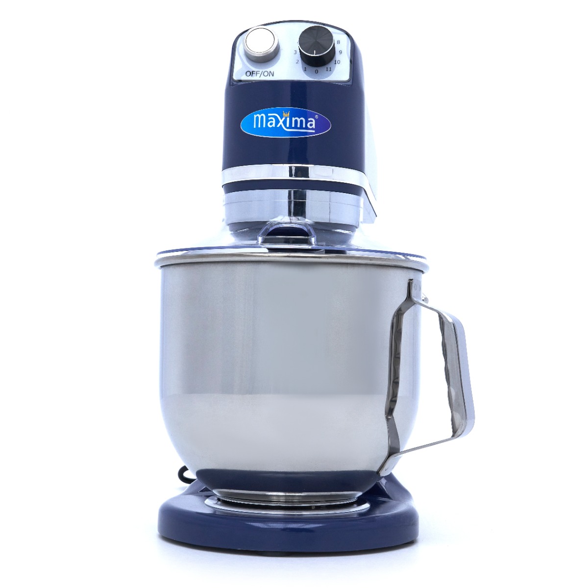 Planetární mixér - 7 l - do 2 kg těsta - ocelově modrá