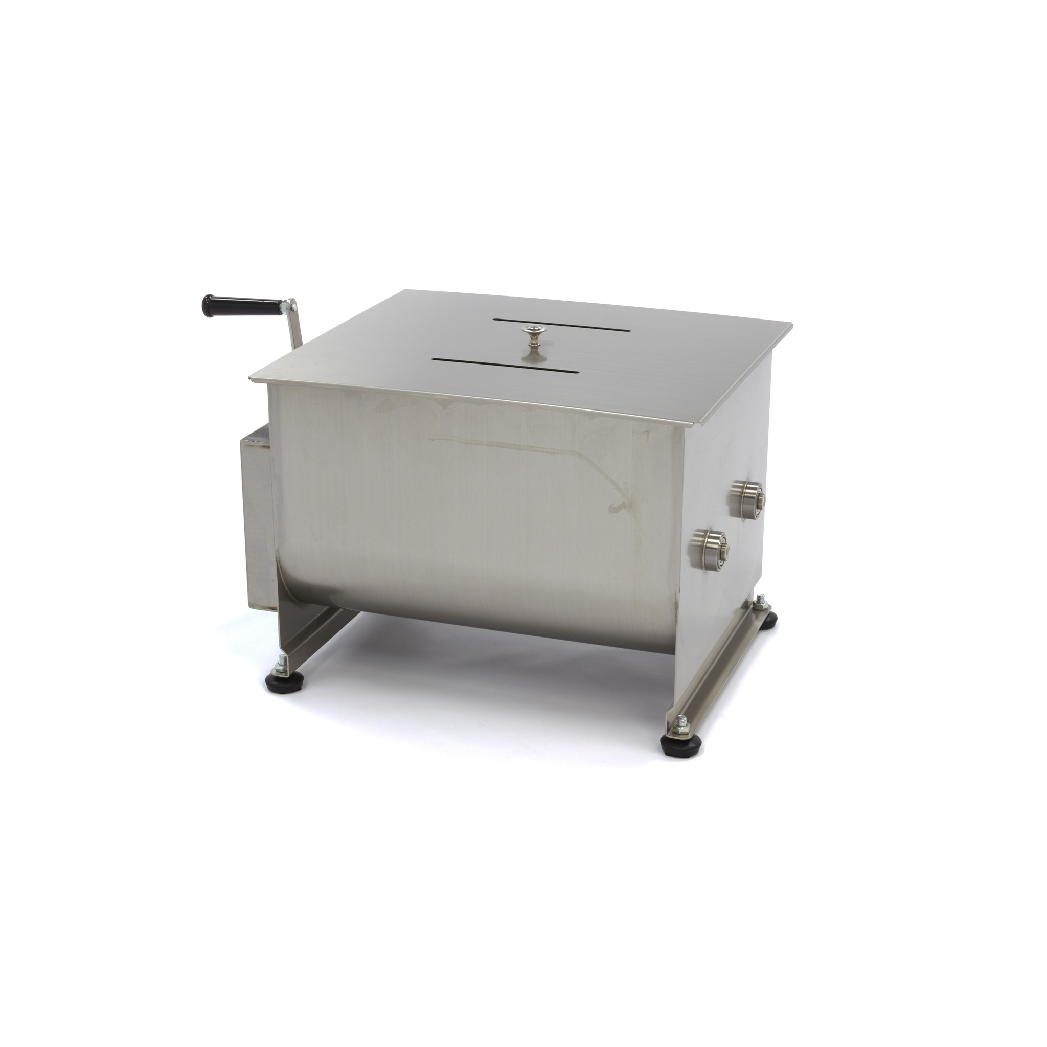 Mixér na maso 40 l - manuální - dvojitá náprava - 30 kg masa