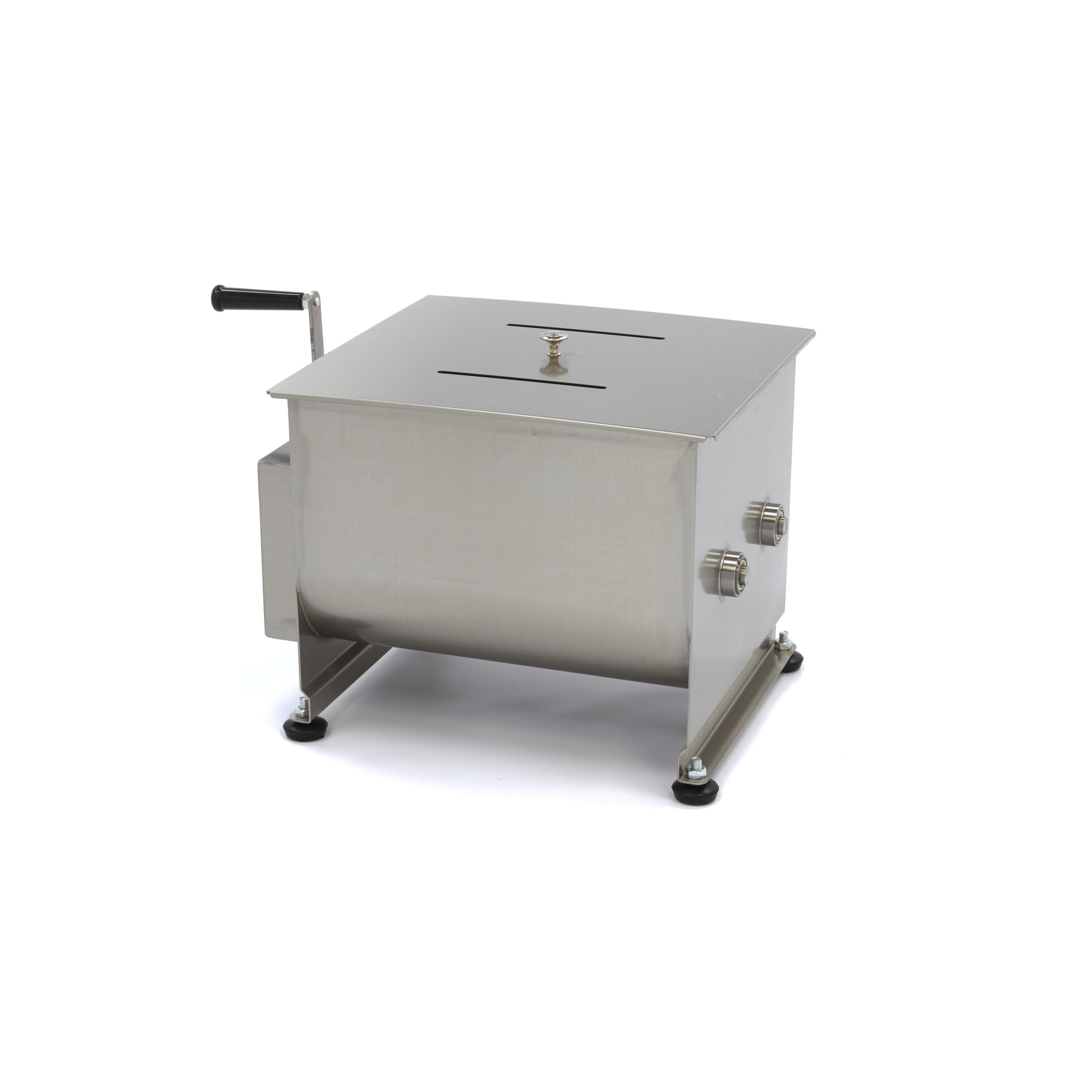 Mixér na maso 30 l - manuální - dvojitá náprava - 25 kg masa