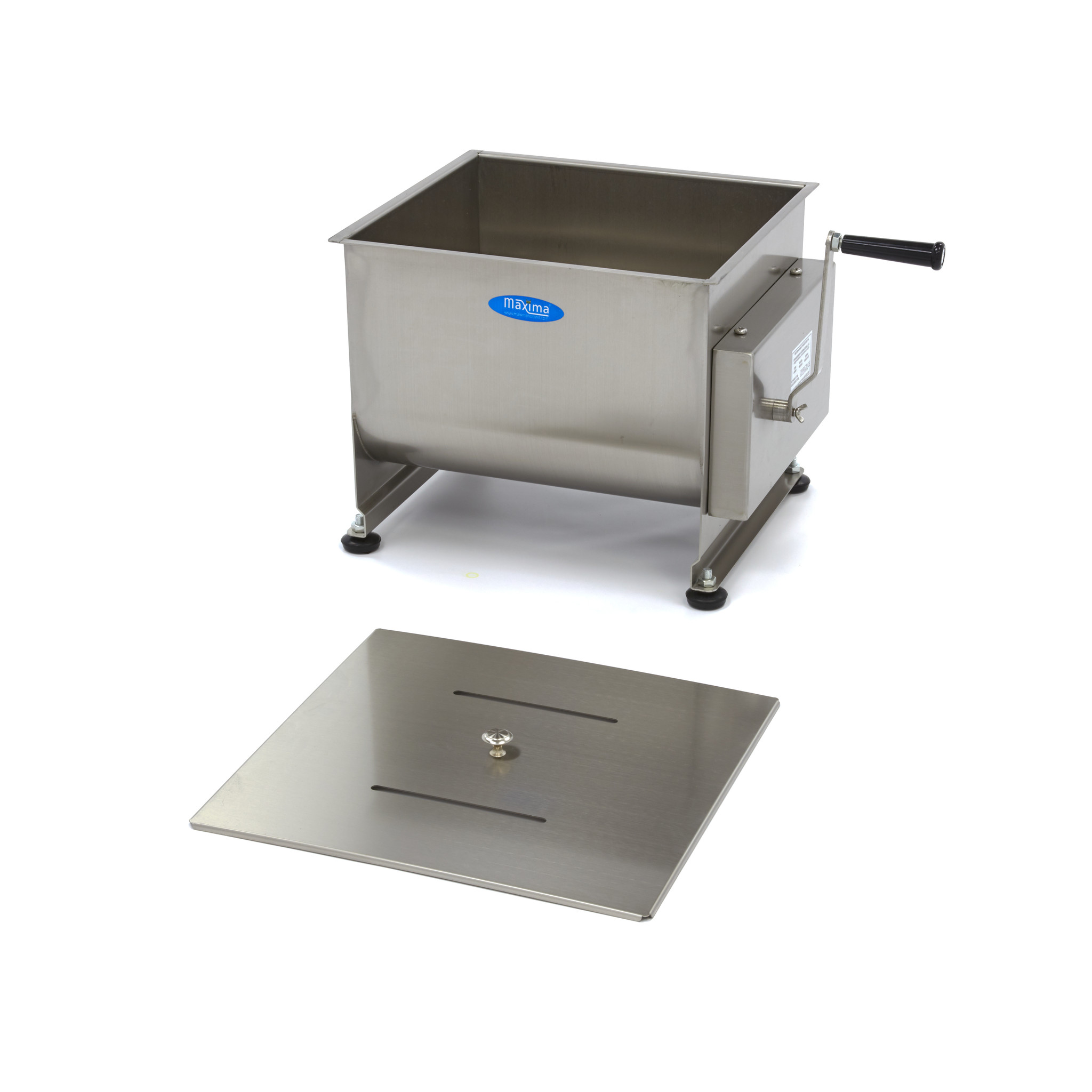 Mixér na maso 30 l - manuální - dvojitá náprava - 25 kg masa