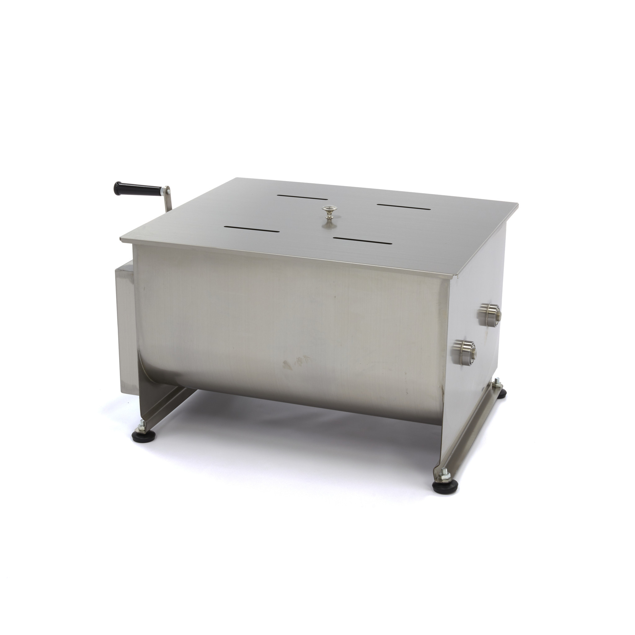 Mixér na maso 60 l - manuální - dvojitá náprava - 45 kg masa