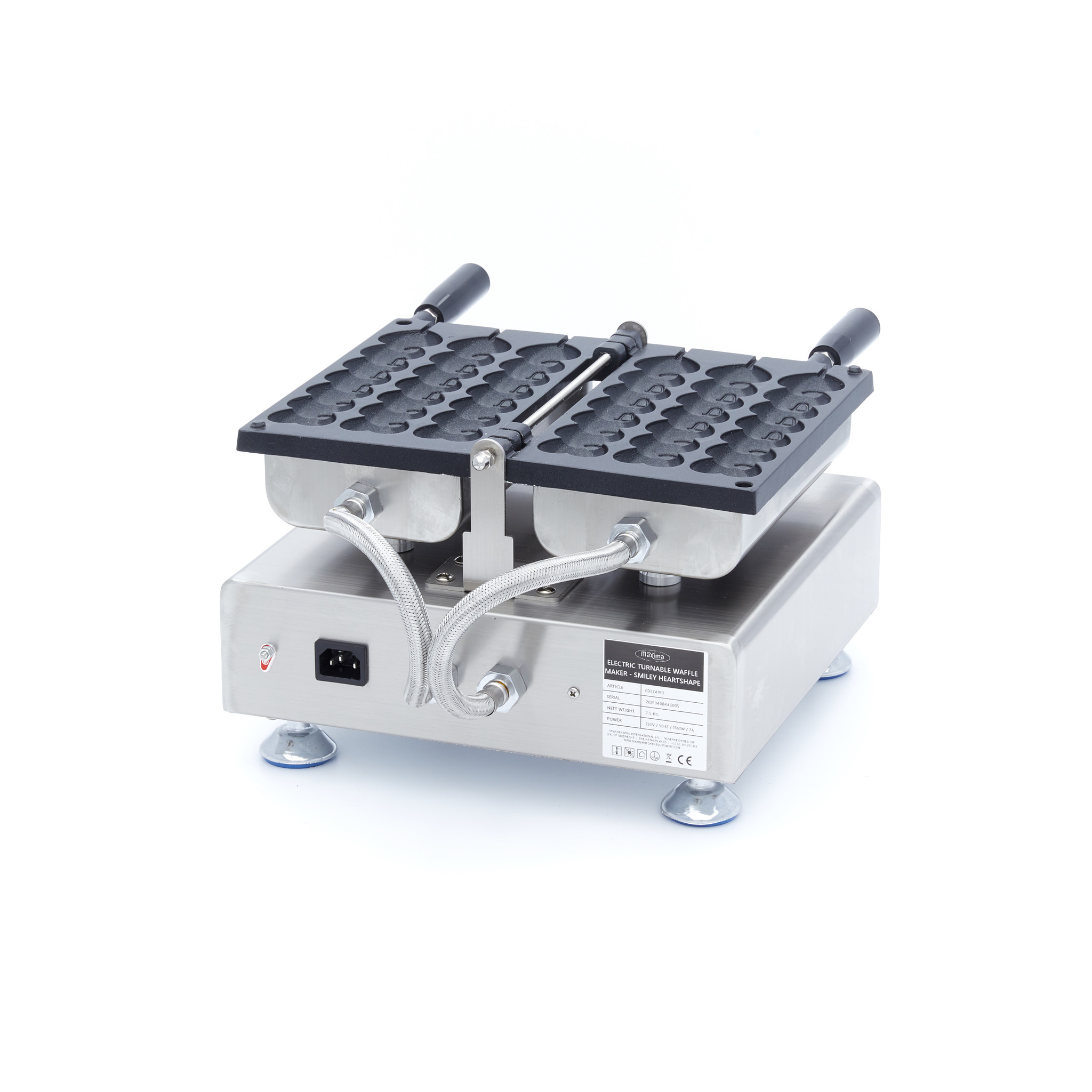 Lolly Waffle Maker - 3 lízátka - srdíčka s emotikony na tyčinkách