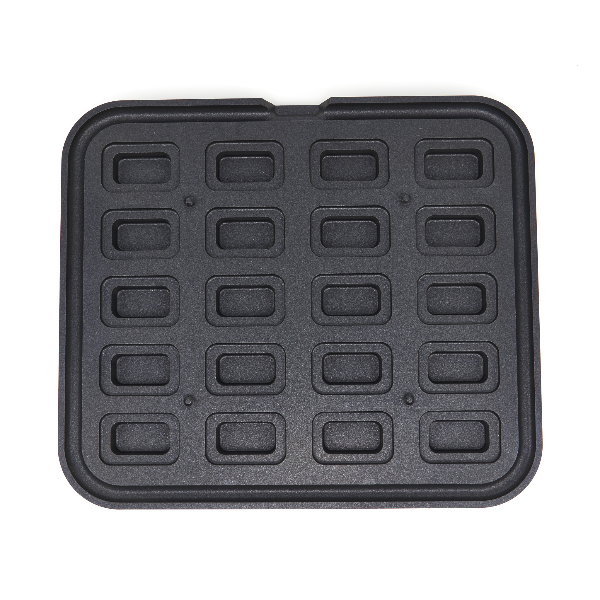 Forma na tartaletky - obdélník - 64x41/45x22 mm - 20 kusů