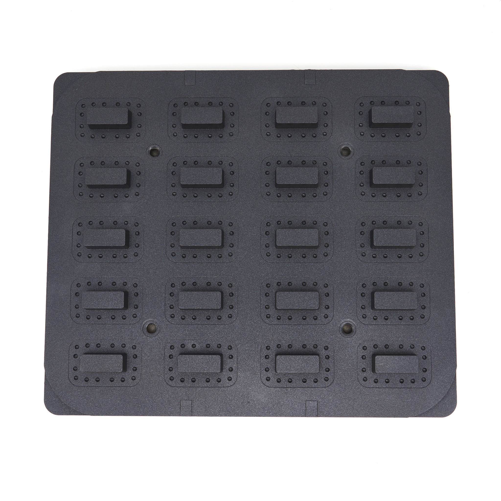 Forma na tartaletky - obdélník - 64x41/45x22 mm - 20 kusů