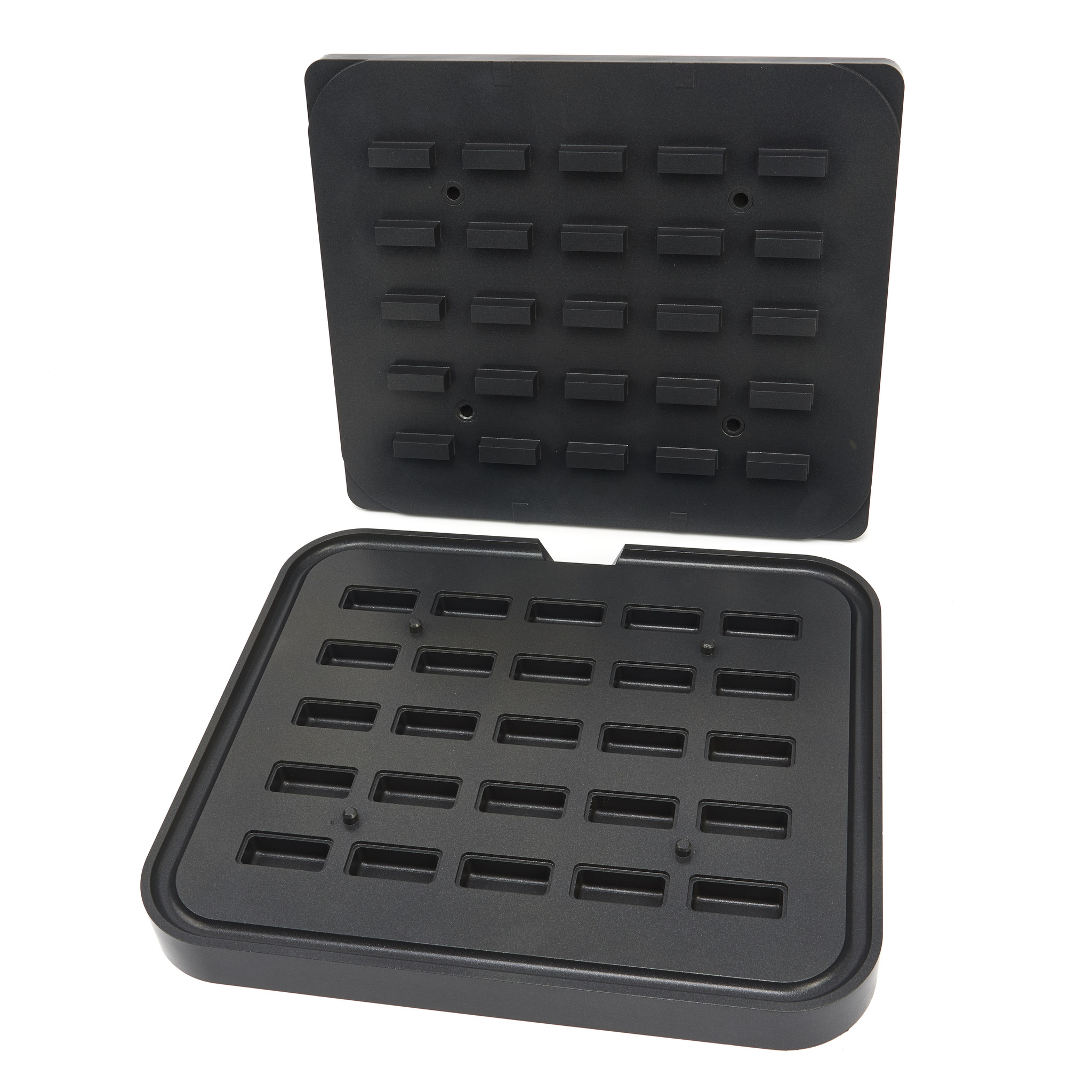 Forma na tartaletky - obdélník - 50x23/42x17 mm - 25 kusů