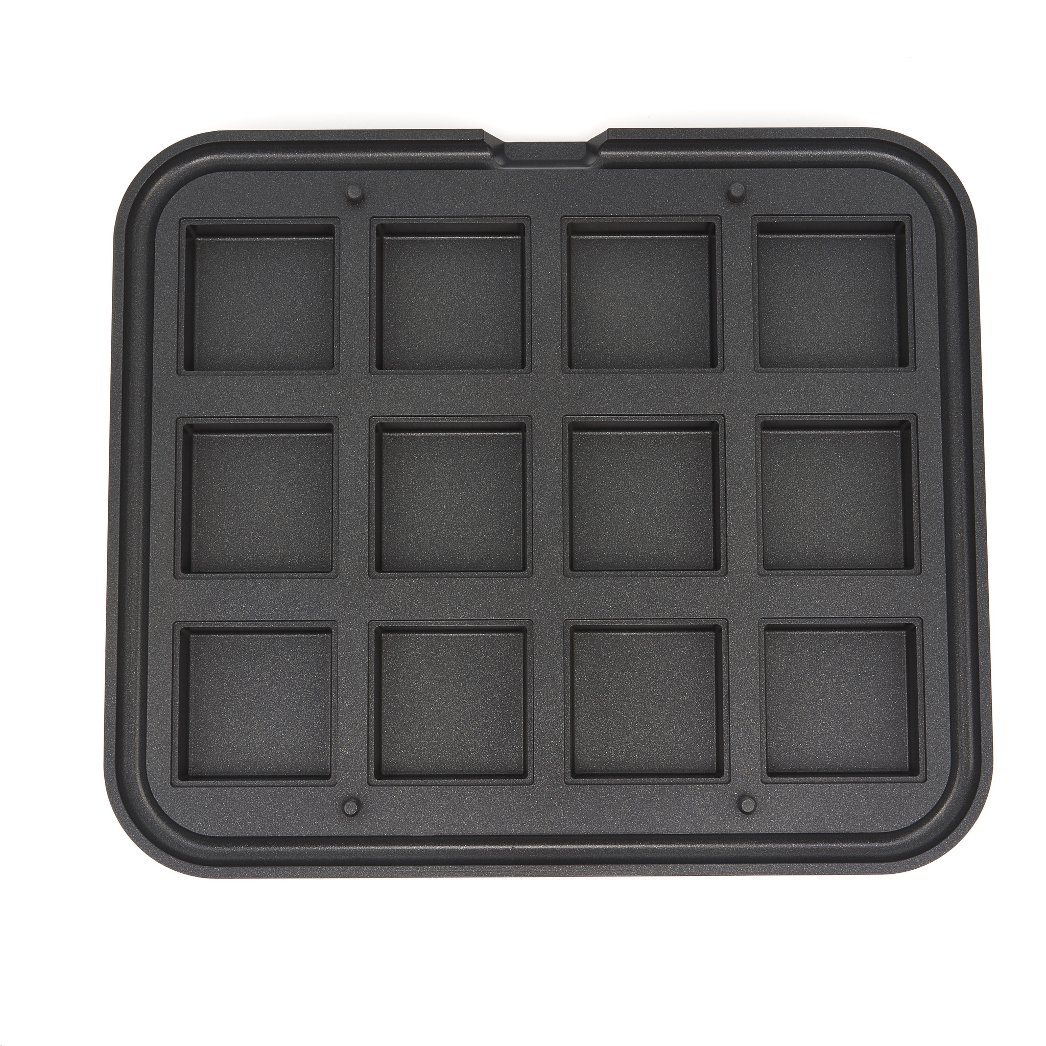 Forma na tartaletky - čtvercová - 72/62 mm - 12 kusů