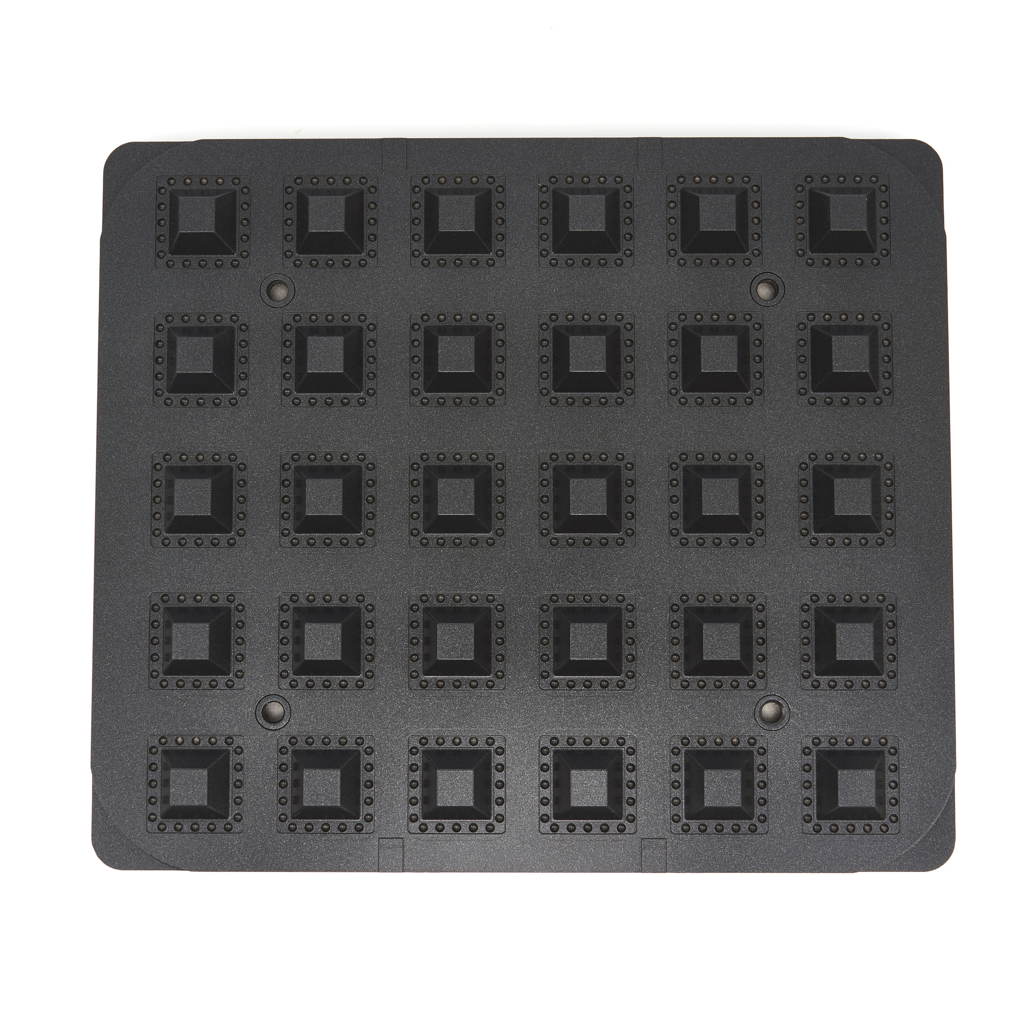 Forma na tartaletky - čtvercová - 41/23 mm - 30 kusů