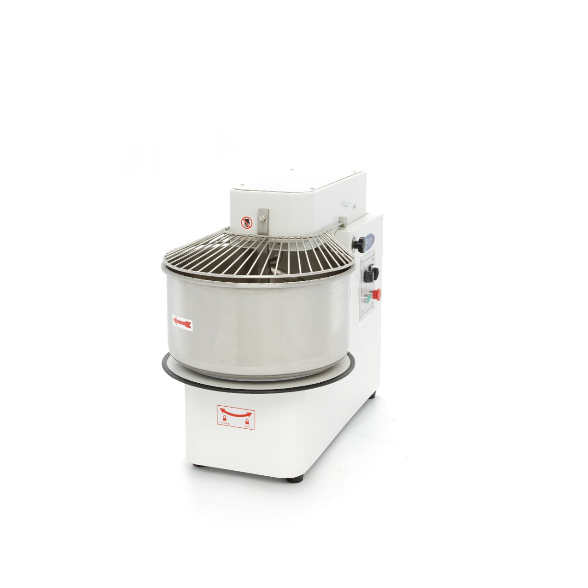 Mixér na Těsto - 50 l - 30 kg Těsta - 2 Rychlosti - Odnímatelná Mísa - 400V