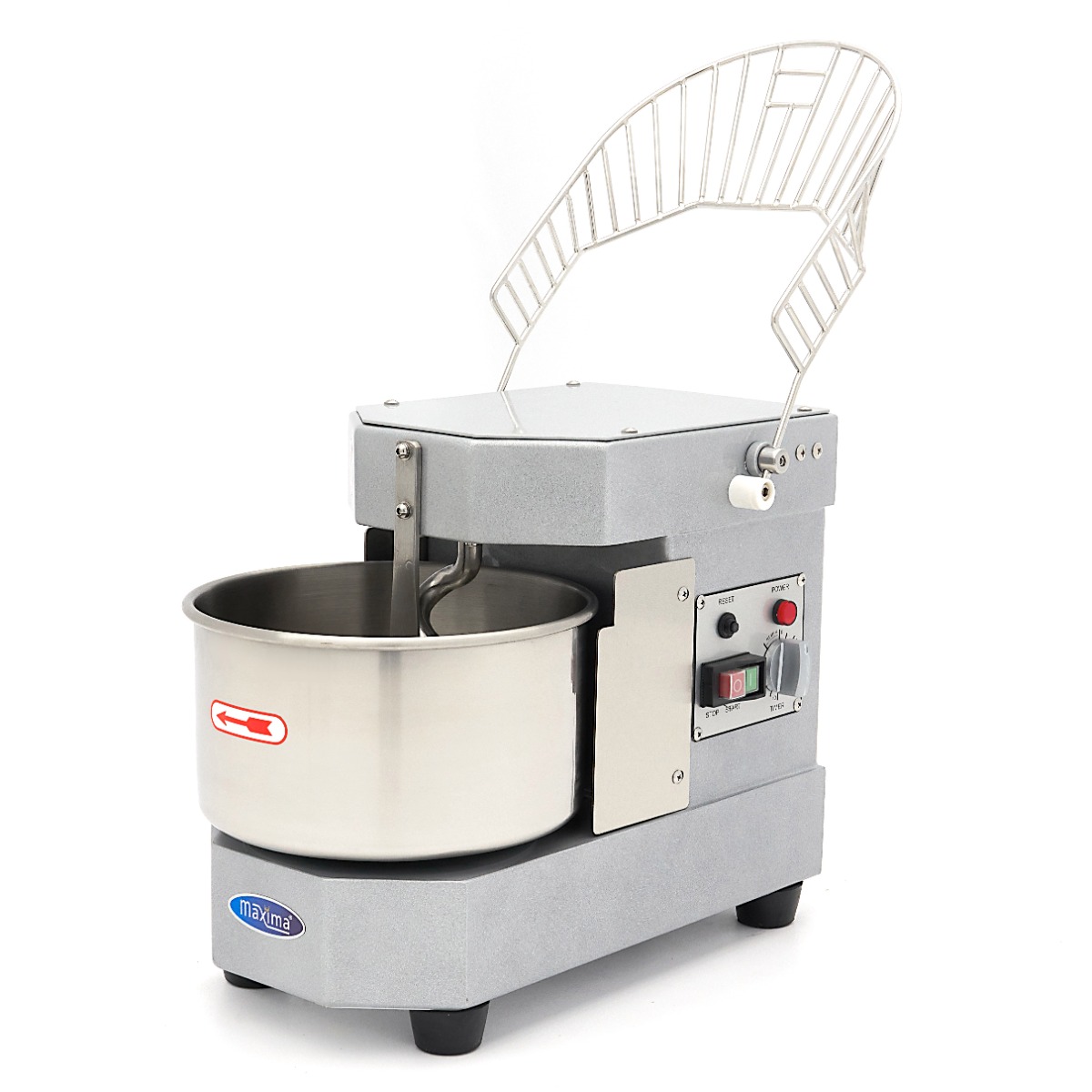 Mixér na těsto - 8 l - 4,5 kg těsta - Stříbrný
