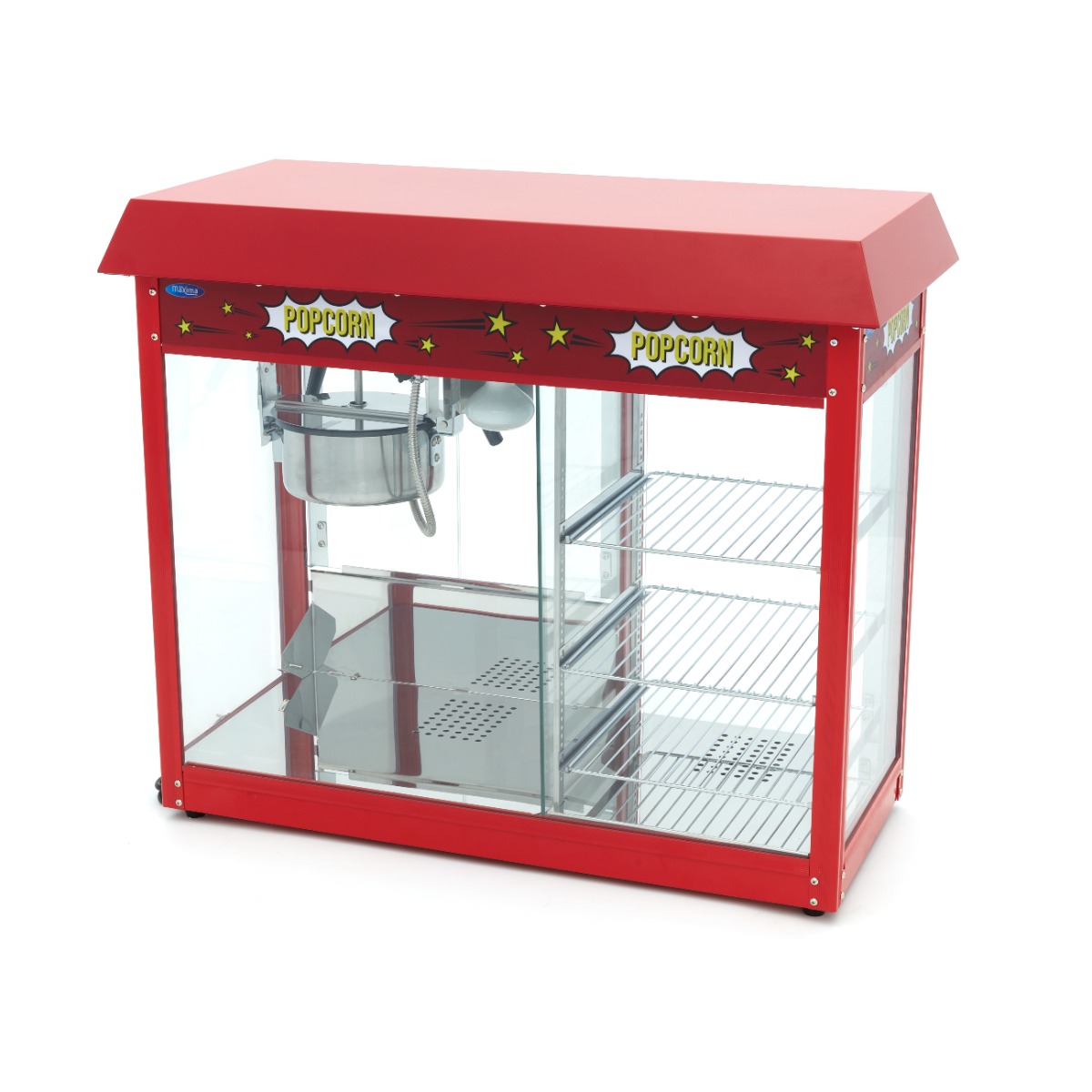 Popcornovač - 150gr - s ohřívací vitrínou