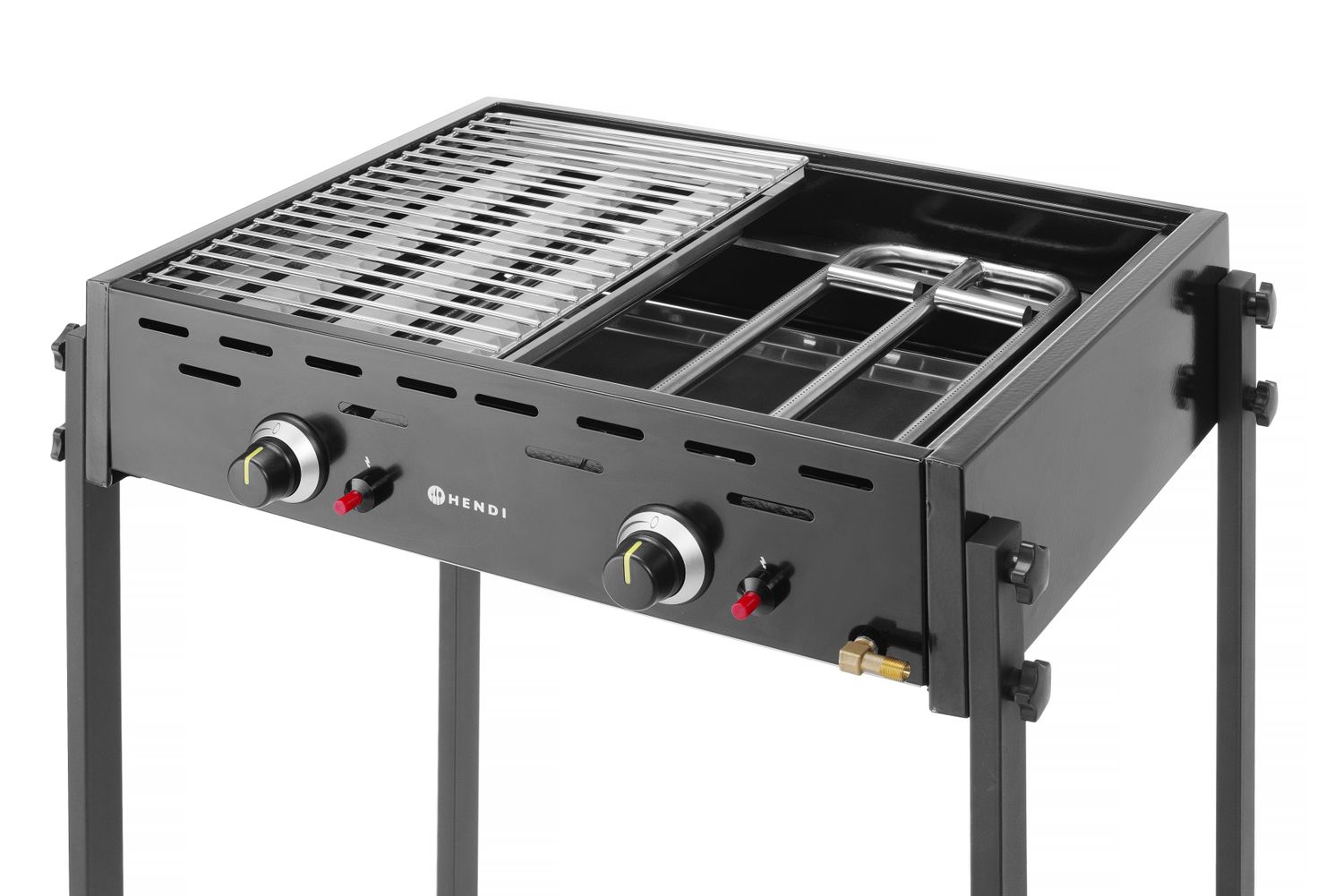 Pečení-Master Pro Black, HENDI, Černá, 11,6kW, 790x560x(H)900mm