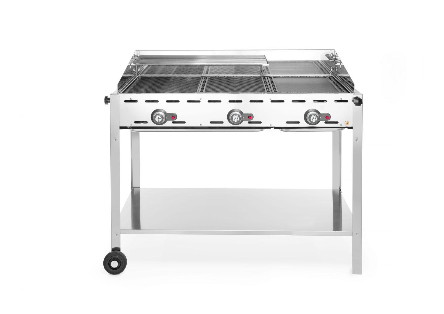 3-hořákový gril Green Fire Profi Line, HENDI, Profi Line, 17,4kW, 1078x612x(H)825mm
