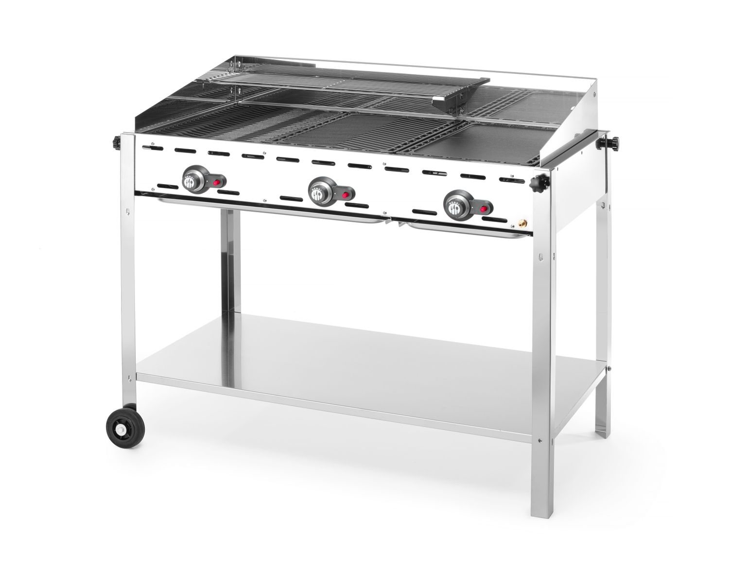 3-hořákový gril Green Fire Profi Line, HENDI, Profi Line, 17,4kW, 1078x612x(H)825mm