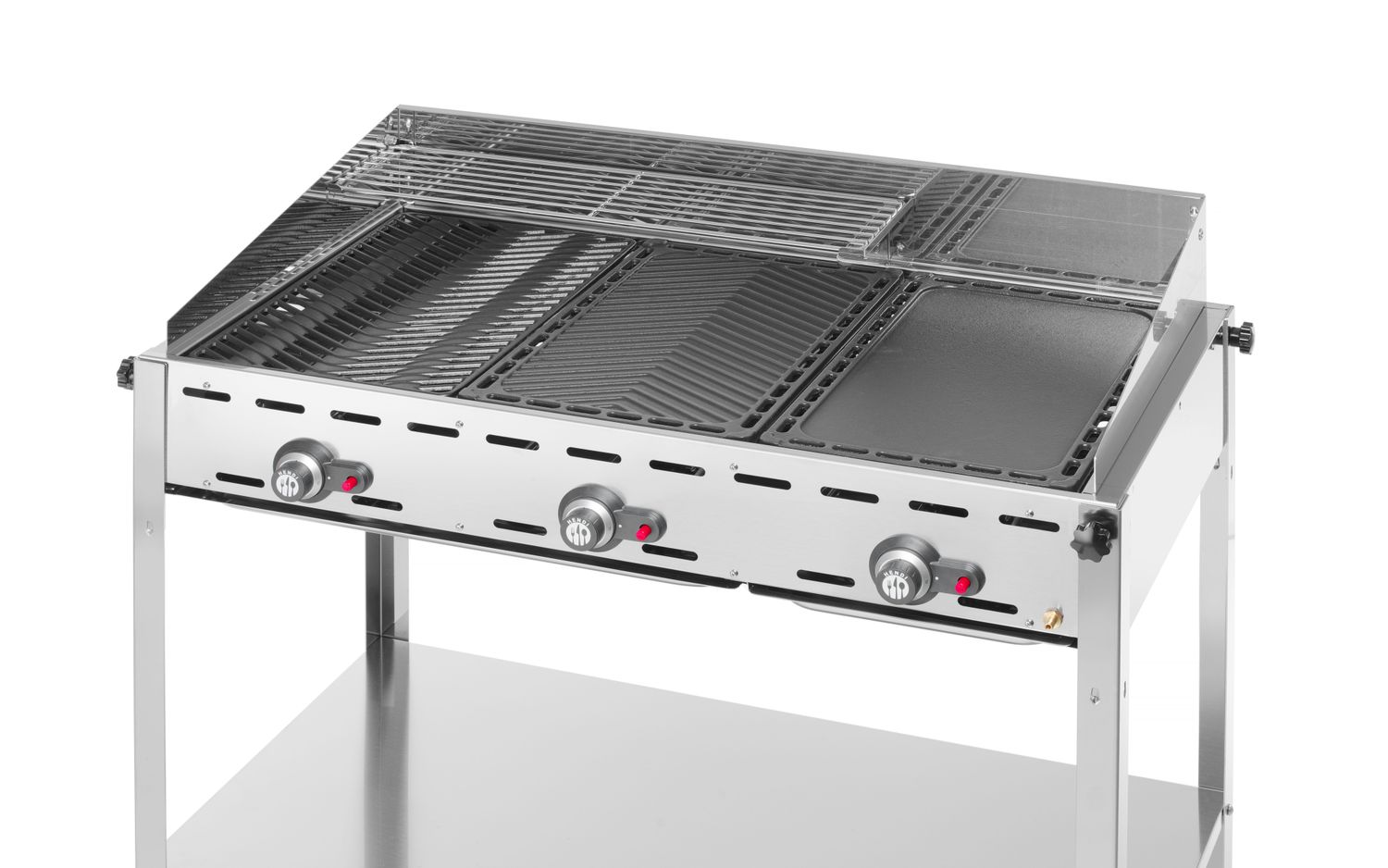 3-hořákový gril Green Fire Profi Line, HENDI, Profi Line, 17,4kW, 1078x612x(H)825mm