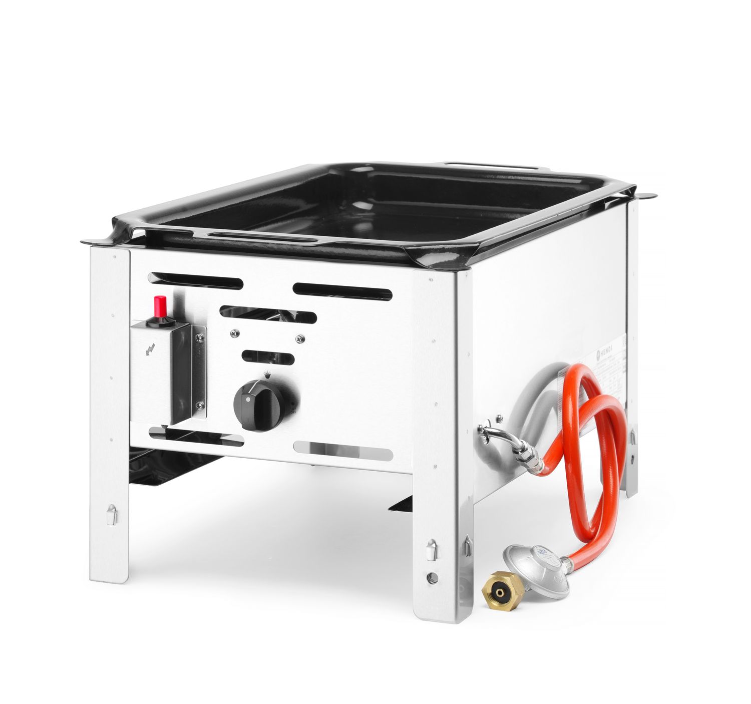 Plynová pánev Bake-Master Mini, HENDI, 5,8kW, 340x540x(H)300mm 154601