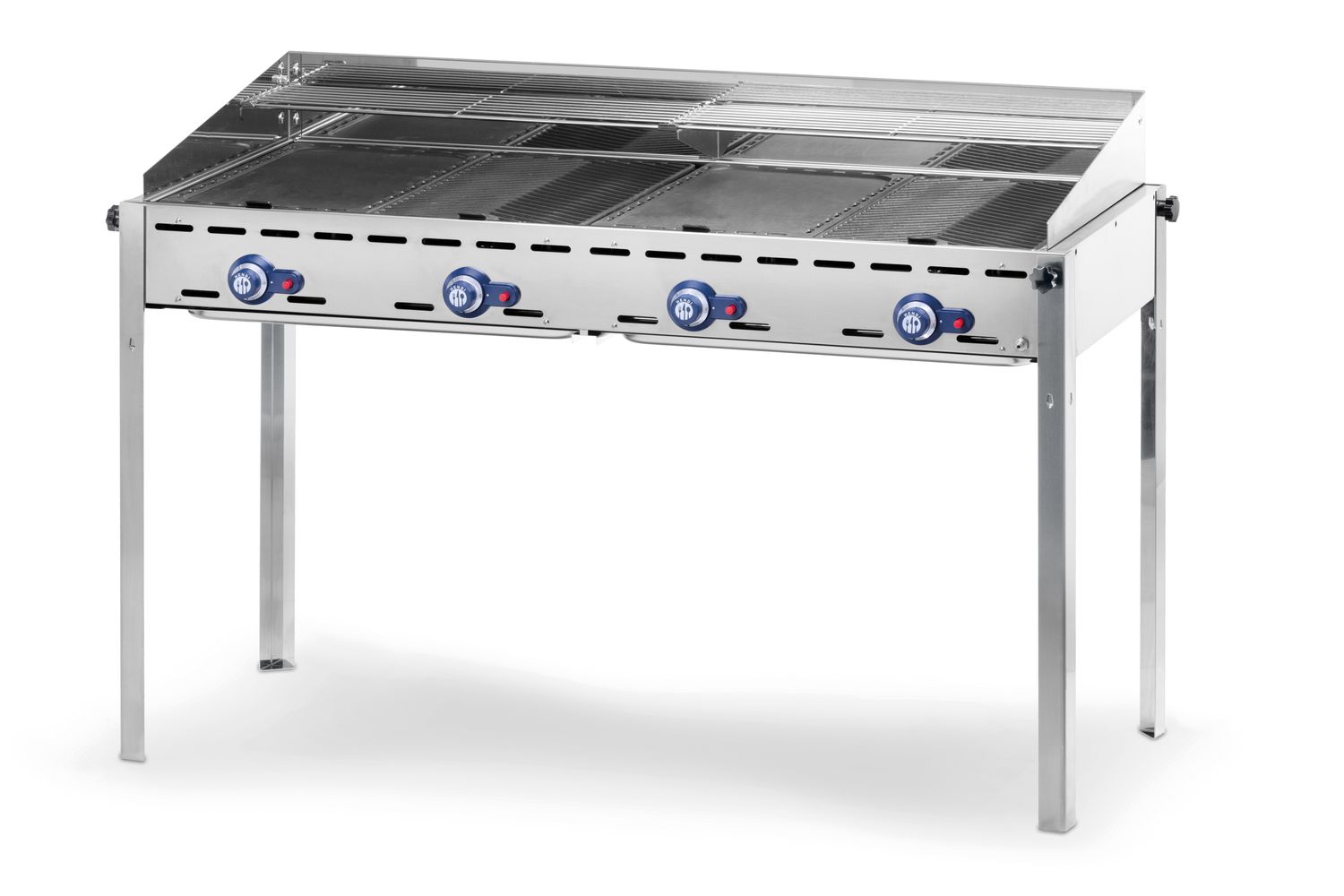 4-hořákový plynový gril Green Fire Profi Line, 22kW, 1400x612x(H)825mm