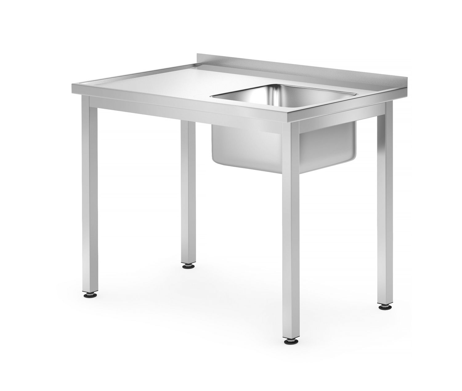 Dřezový stůl – šroubový, hloubka 700 mm, HENDI, Profi Line, 1000x700x(H)850mm