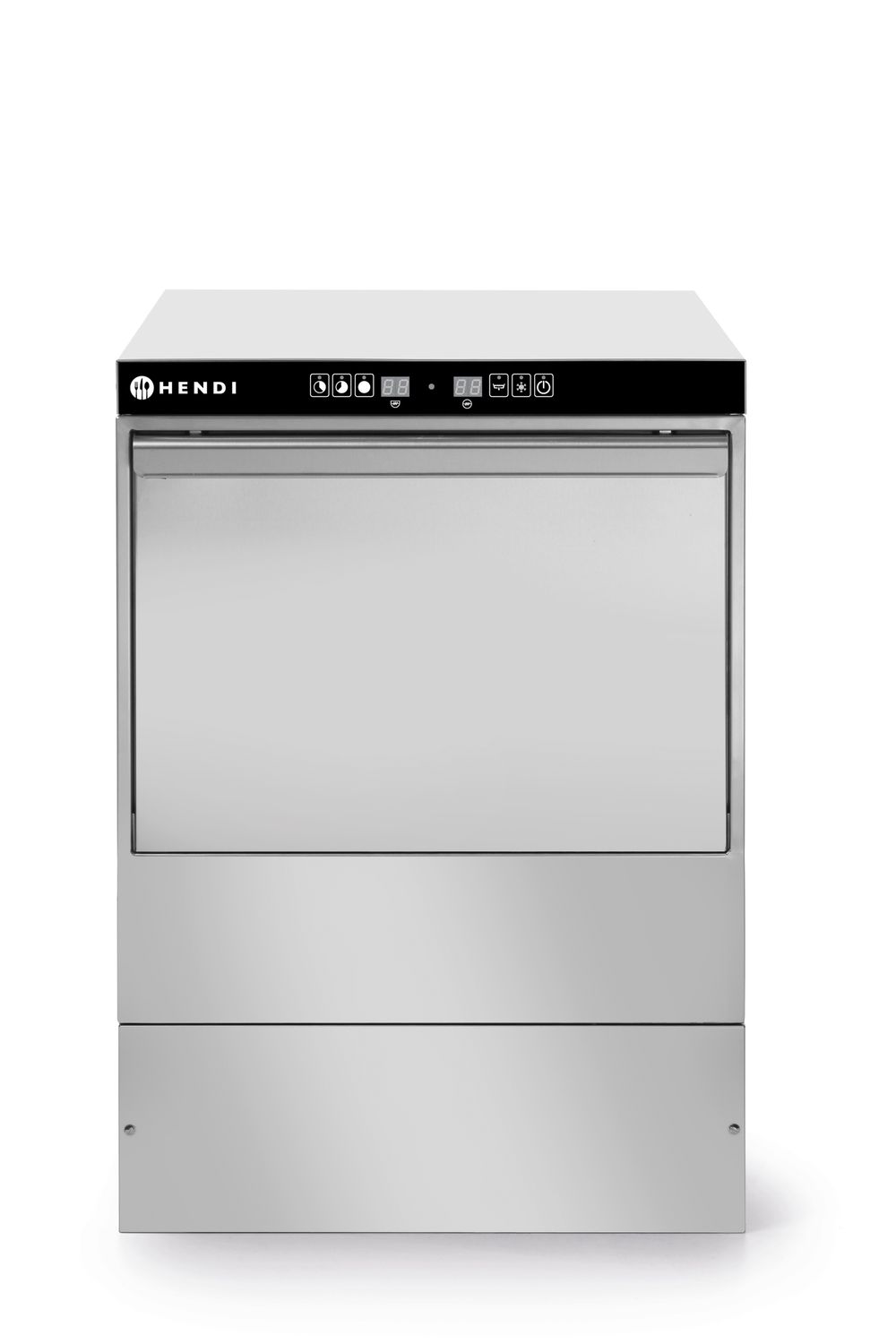 Myčka skla a nádobí, 40 x 40 – elektronické ovládání – 3 mycí programy, HENDI, 230V/2800W, 470x510x(H)710mm 230268