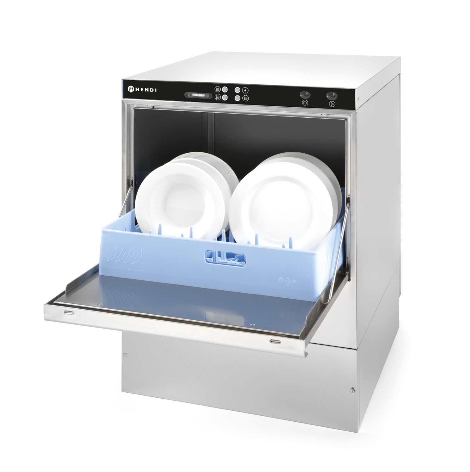 Myčka nádobí 50 x 50 – ELEKTROMECHANICKÉ ovládání – 400 V, HENDI, 230V/3600W, 600x570x(H)830mm Kód: 230220