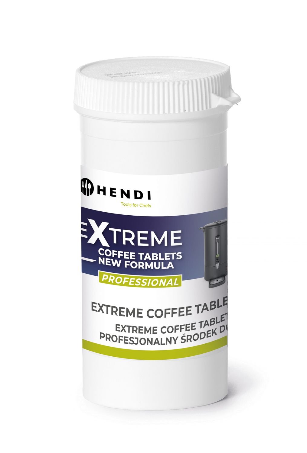 Extreme Coffee Tablets nová receptura profesionální čisticí prostředek pro kávovary, HENDI, 25 tablet