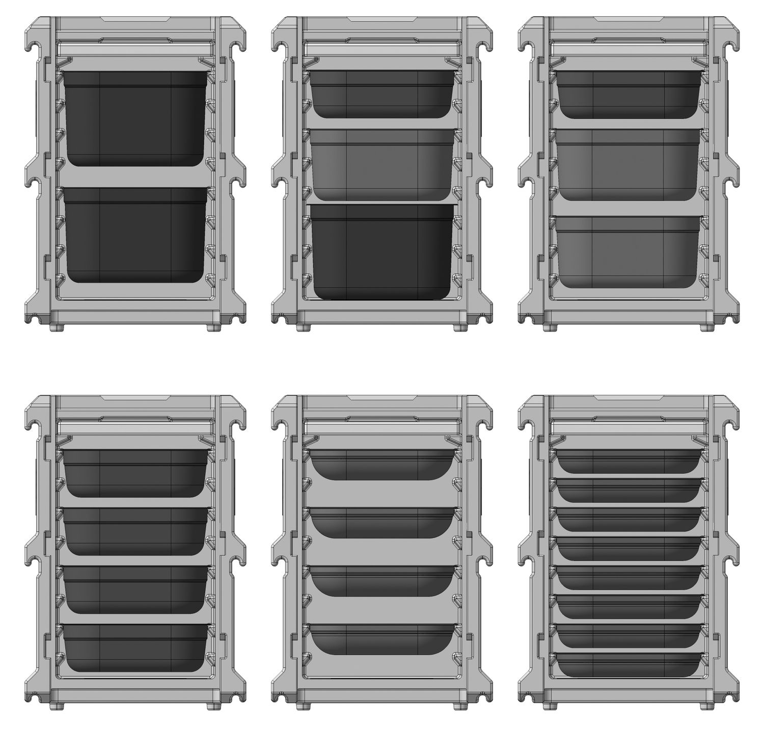 Tepelně izolační nádoba – cateringová, na 8x GN 1/1, HENDI, Profi Line, GN 1/1, 100L, 635x465x(H)660mm 707999