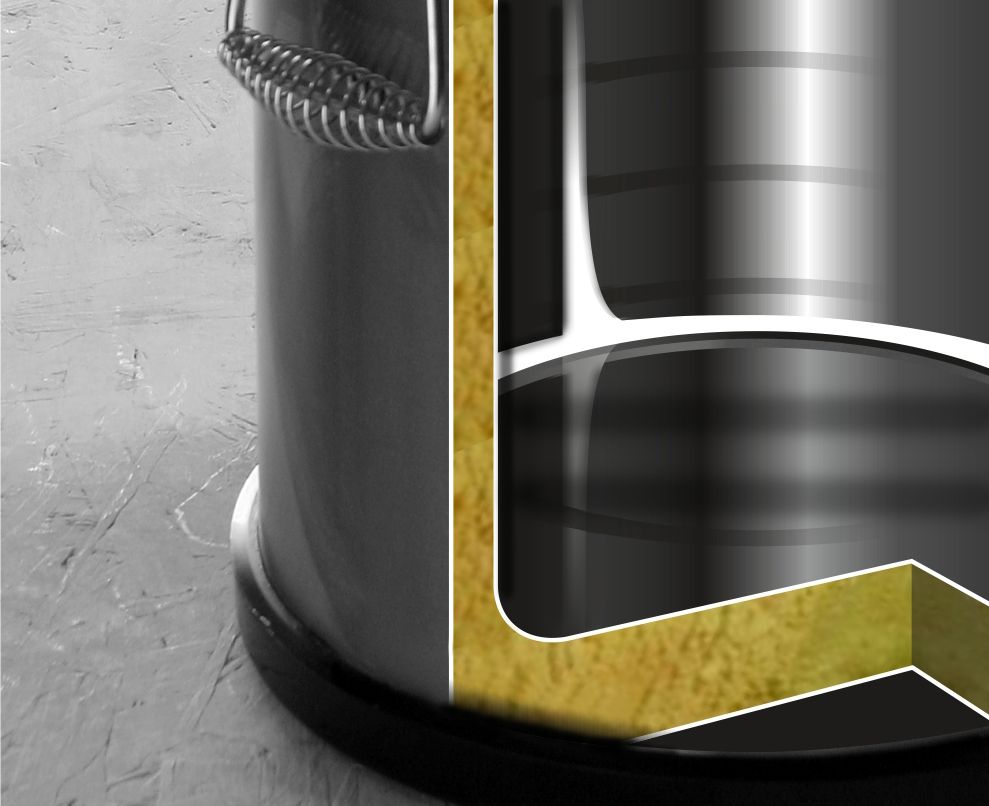 Termoizolační přenosný termos, HENDI, Profi Line, 20L, ⌀330x(H)360mm nerezový 710203