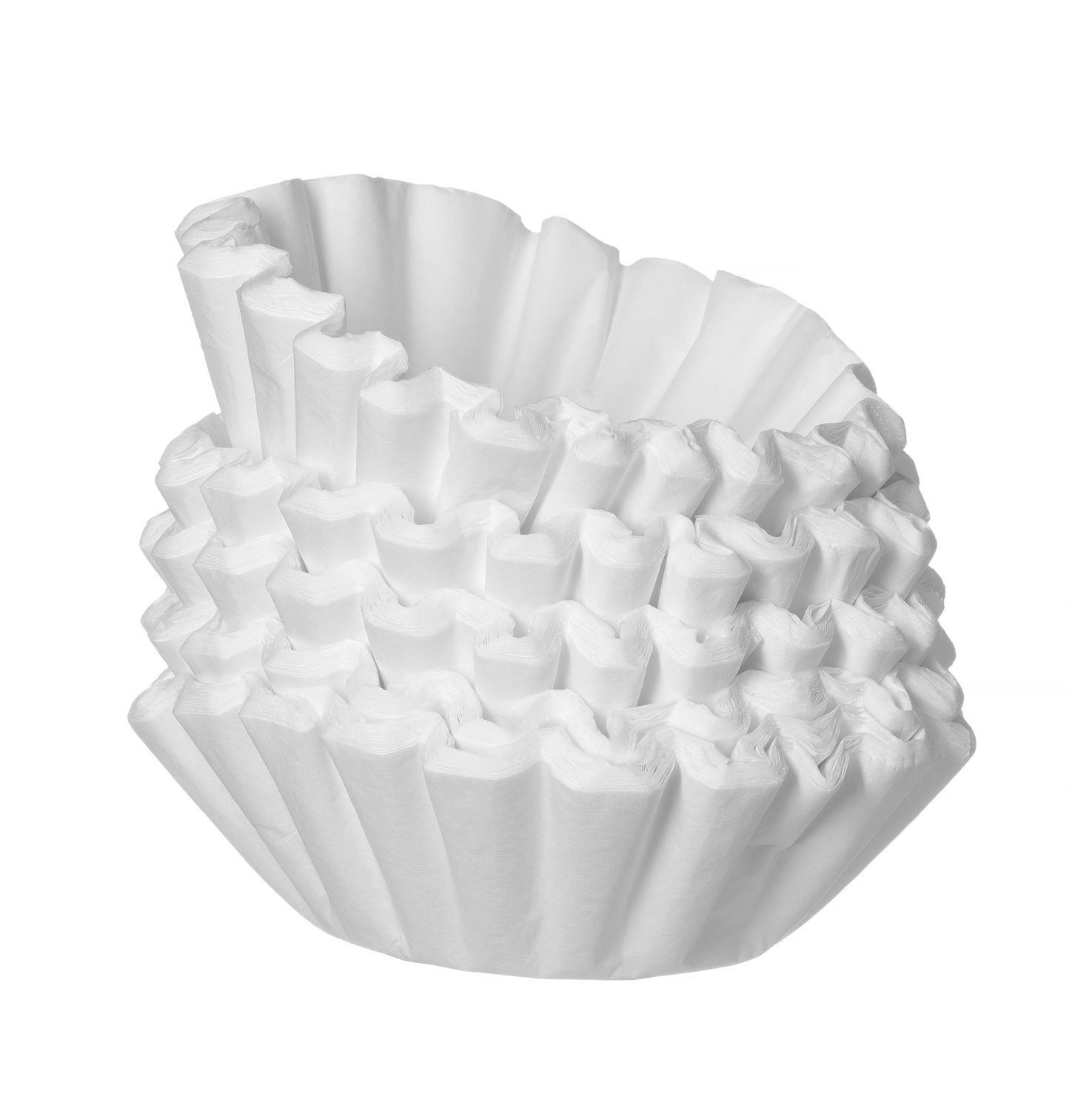 Papírové kávové filtry pro překapávací kávovary, HENDI, pro např. Hendi, Bravilor a Animo, 1000 ks, ⌀245x(H)62mm 208656